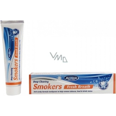 Beauty Formulas Smokers zubná pasta pre fajčiarov jemne odstráni škvrny a zafarbenie zubov 100 ml