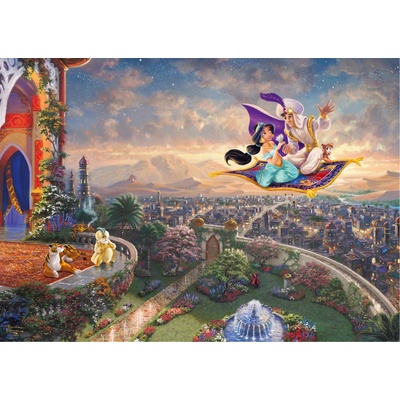 Schmidt Spiele - Puzzle Thomas Kinkade: Disney: Aladdin - 1 000 piese
