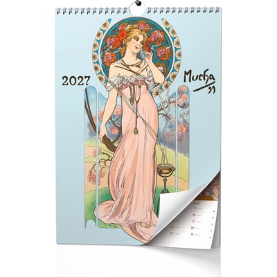 Alfons Mucha nástěnný 2027