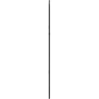 Image 1 of vidaXL Стенно огледало черно 70x30 см овално (348205)