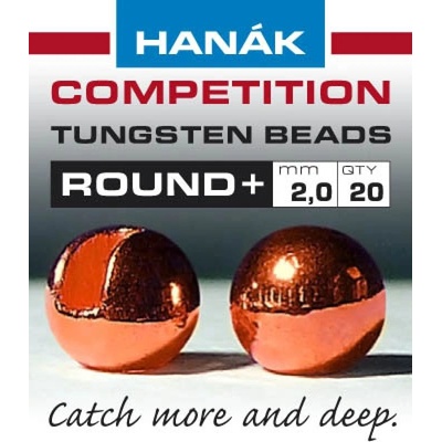 Hanák Competition Tungstenové Hlavičky Round Měděné 4,0 mm