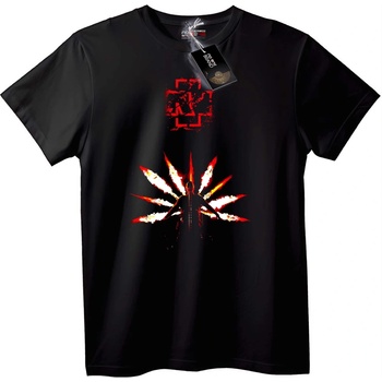 NOONEBRAND Тениска Мистичен Огнен Кръст - M, Black