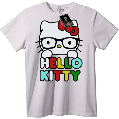 NOONEBRAND Hello Kitty с Цветни Очила - 3XL, White