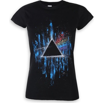 Image 1 of ROCK OFF Дамска тениска Pink Floyd - The Dark Side of the Moon - Blue Splatter - ROCK OFF - GDAPFTS01LB