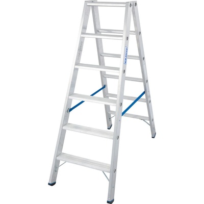 KRAUSE Двустранна стълба за интензивна употреба Krause Stabilo 2x6 (07124746)