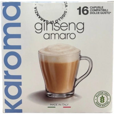 Karoma Ginseng Amaro kapsuly kompatibilné so systémom Dolce Gusto 16 ks