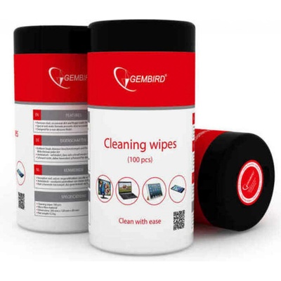 GEMBIRD CK-WW100-01 čistící ubrousky 100 ks