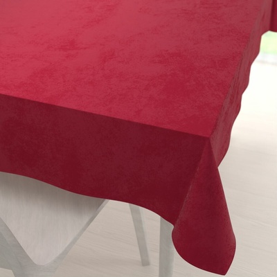Biante Veľký zamatový obdĺžnikový obrus Velvet Premium SVP-007 Malinovo červený 220x260 cm