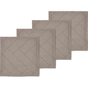 Södahl Салфетки Tiles Damask таупе 4 бр (15482)