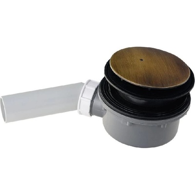 Kerasan Retro kúpeľňový sifón s otvorom 90 mm, bronz 905693