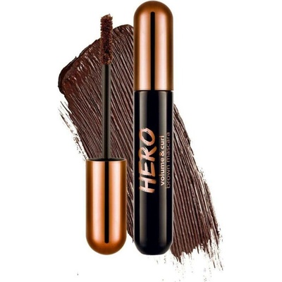 flormar Hero Volume & Curl Mascara řasenka pro objem a natočení řas Brown 10 ml