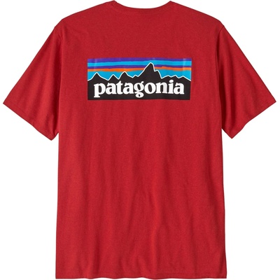 Patagonia Мъжка тениска Patagonia P-6 Logo Responsibili-Tee T-shirt - Amanita Red (016-7143-3814)