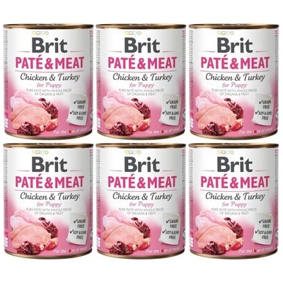 Brit Paté & Meat Puppy 6 x 800 g