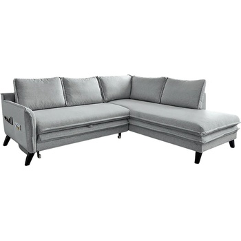 Miuform Светлосив ъглов разтегателен диван десен ъгъл Charming Charlie - Miuform (Charming Charlie 2QL-HAEECR LIN16)