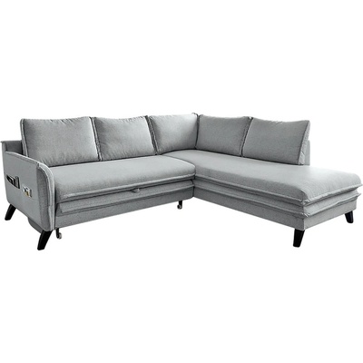 Miuform Светлосив ъглов разтегателен диван десен ъгъл Charming Charlie - Miuform (Charming Charlie 2QL-HAEECR LIN16)