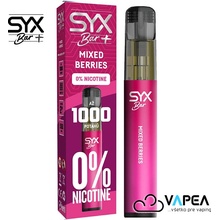 SYX Bar Zero Mixed Berries 0 mg 1000 poťahov