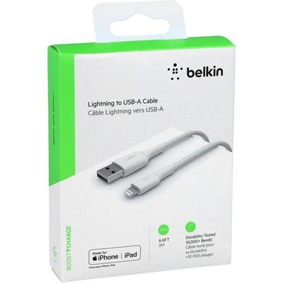 Belkin CAA001bt2MWH BOOST CHARGE Lightning/USB-A, 2m