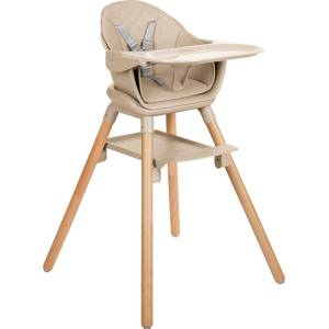 KikkaBoo Стол за хранене 6в1 Woody Beige (31004010174)
