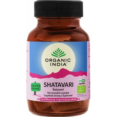 Organic India Šatavari 60 kapsúl