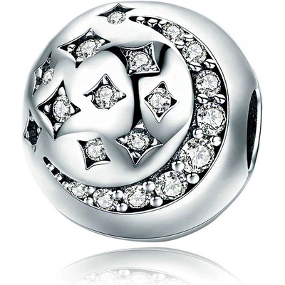 P&J Jewellery Stříbrný klip Noční obloha SB90