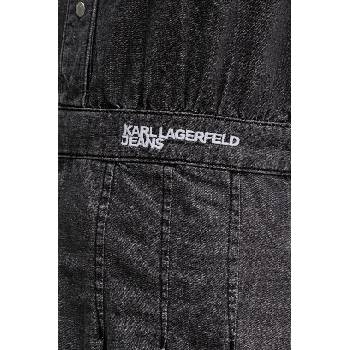 Karl Lagerfeld Jeans разкроена рокля от деним (B2W13053)