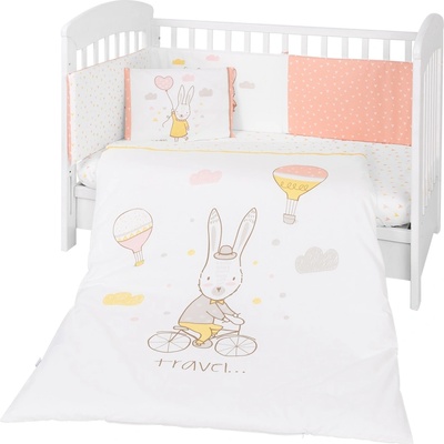 Kikkaa Boo Бебешки спален комплект 6 части 70/140 Rabbits in Love