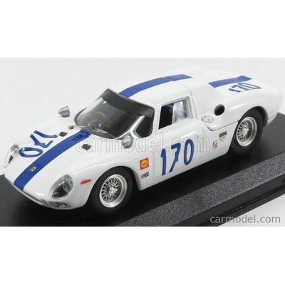 Best model Ferrari 250lm Coupe N 170 Targa Florio 1966 Swanson Ennis Bílá 1:43