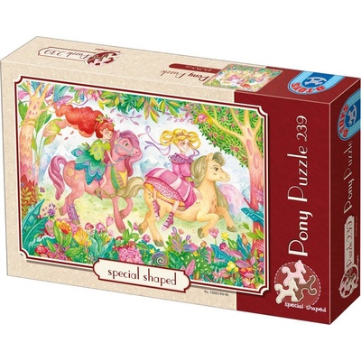 D-TOYS Farebné poníky 239 dielov