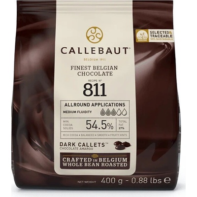 Callebaut Pravá hořká 54,5% 400 g