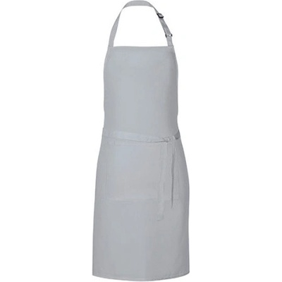Link Kitchen Wear Unisex grilovací zástěra X987 Pale Grey -Silver Pantone 428 85x72cm