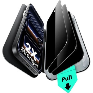 ESR Протектор за iPhone 17 Pro - ESR - Закалено стъкло UltraFit с защита от Privacy (3 броя) - Черен