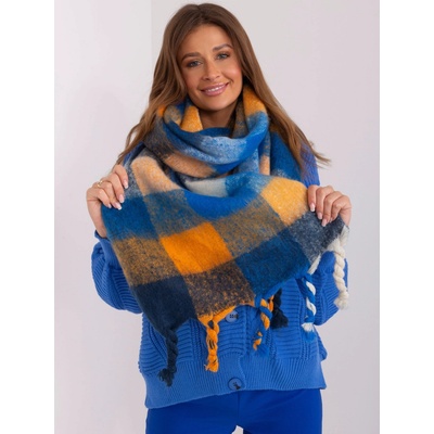 Wool Fashion Italia šála AT-SZ-2313501.97 modrá tmavě
