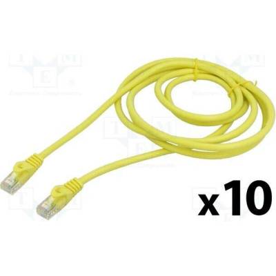 Lanberg PCU6-20CC-0200-Y Patch U/UTP Cat 6 RJ45 vidlice z obou stran lanko CCA