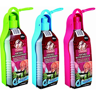 Karlie Flamingo Gulliver cestovní láhev pro psy 0,5 l