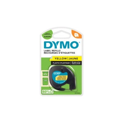 DYMO LetraTag páska plastová 12mm x 4m, žltá S0721620