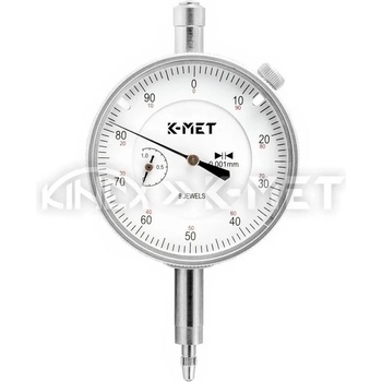 K-MET Индикаторен часовник с циферблат K-MET 1155-02-001 - 0-1 mm, 0.001 mm (1155-02-001)