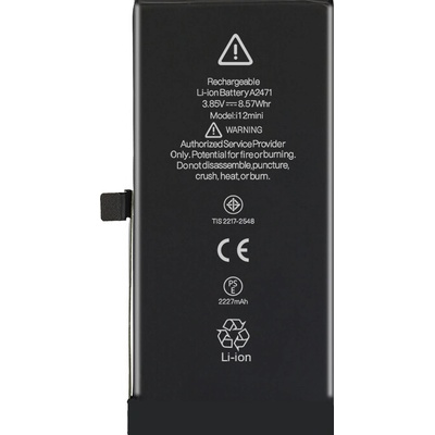 OEM Apple iPhone 12 Mini - Diagnostická baterie 2227mAh (Kondice baterie: 100% - bez hlášení o neznámém dílu)