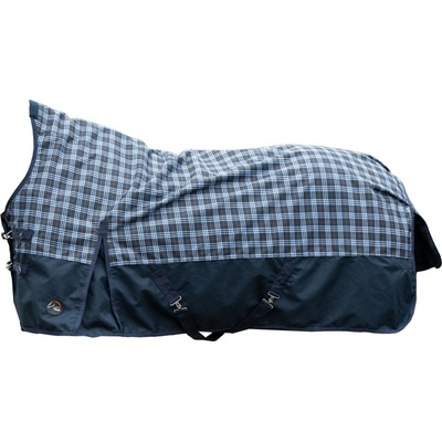 HKM Deka výběhová Glasgow s vyšším krkem deep blue check – Zboží Dáma