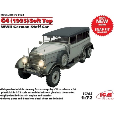 ICM G4 Soft Top 1935 German Staff Car 1:72