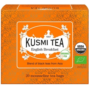 Kusmi Tea Черен чай ENGLISH BREAKFAST 20 муселинови пакетчета, Kusmi Tea (KUSMI21647A1120)