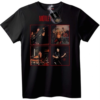 NOONEBRAND Тениска Motley Crue Групова Снимка - 2XL, White