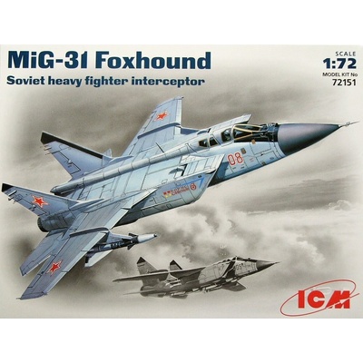 ICM MiG 31B Russian Interceptor Heavy Fighter 72151 1:72