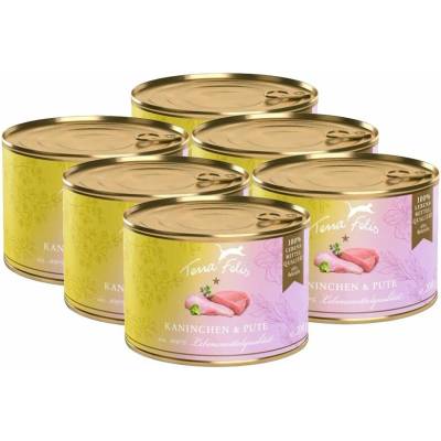 Terra Felis Rabbit & Turkey 6 x 200 g