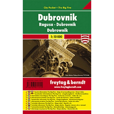 Plán města Dubrovník kapesní lamino