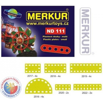 Merkur ND 111 plastové dosky malé