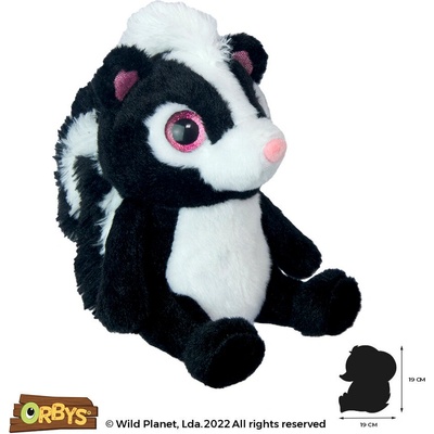 Wild Planet Плюшена играчка, Скункс 17см Wild Planet (K7868)