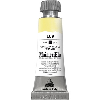 Maimeri Blu Акварелна боя Nickel Titanium Yellow 109 12 ml 1 бр (M1609109)