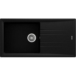 Teka Гранитна мивка, обръщаема, за шкаф 60 см Stone 60 L-TG ЧЕРЕН МЕТАЛИК (М.1020.ЧМ) - bay Мивка за вграждане