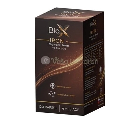 BioX IRON + 120 kapsúl