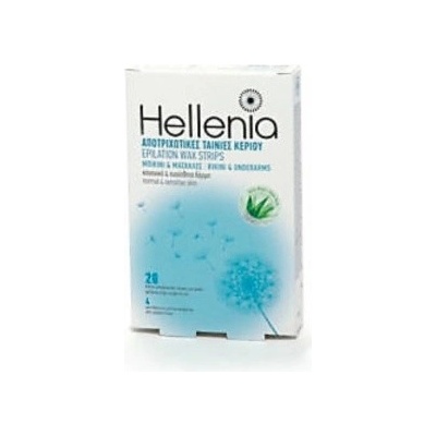 Hellenia depilační náplasti na třísla a podpaží 20 ks